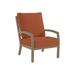 Tropitone Muirlands Patio Chair w/ Cushions in Brown | 39.5 H x 27.5 W x 33 D in | Wayfair 612011_MOA_Cayenne