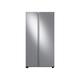 Samsung 23 cu. ft. Smart Counter Depth Side-by-Side Refrigerator, Stainless Steel in Gray | 70.06 H x 35.88 W x 28.63 D in | Wayfair RS23A500ASR