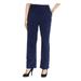 Alfred Dunner Womens Petites Pull On Classic Fit Corduroy Pants