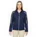 A Product of Ash City - North End Ladies' Strike Colorblock Fleece Jacket - CLASSIC NAVY 849 - XS [Saving and Discount on bulk, Code Christo]