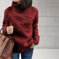 Plus Size S-5XL Turtleneck Sweaters for Womens Winter Fleece Pullovers Ladies Coat Sherpa Tops