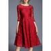 Junior Lace Scoop Neck A-Line Fashion Dress