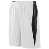 9736 top score short - youth white/navy s