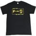 May the Force Be With You Funny Science Physics Formula Mens Unisex T-shirt Black (X-Large)