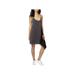 Rachel Rachel Roy Womens Mixed Media Spaghetti Straps Slip Dress