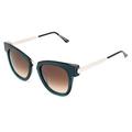 SUNGLASSES - POLARIZED FASHION SUN GLASSES THIERRY LASRY GUN TITANIUM GREEN WOMEN MONDANITY 3473