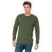 The Bella + Canvas Unisex Jersey Long-Sleeve T-Shirt - MILITARY GREEN - XL