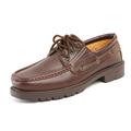 Bruno Marc Mens Classic Oxford Shoes Lace up Casual Shoes Business Dress Shoes HANKOK-01 BURGUNDY/BROWN Size 9