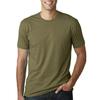 The Next Level Mens Cotton Crew - MILITARY GREEN - XS