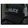 Rapid Dominance S79-POL-BLK Relaxed Trucker Police Caps, Black