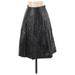 Pre-Owned J.Crew Women's Size 00 Petite Faux Leather Skirt