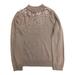 Juicy Couture Womens Dusty Rose Pink Sequin Pull-Over Sweater X-Large