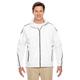 The Team 365 Adult Conquest Jacket with Fleece Lining - WHITE - L