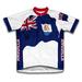Anguilla Flag Short Sleeve Cycling Jersey for Women - Size L
