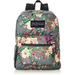 JanSport Cross Town Backpack - Grey Bouquet Print