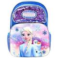 Disney Frozen II Elsa & Olaf Full Size 16 Inch 3D Backpack with Sequins