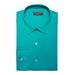 ALFANI Mens Teal Collared Dress Shirt XL 17/17.5- 34/35