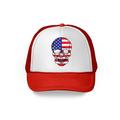 Awkward Styles Skull Trucker Hat USA Flag Hat Skull 4th of July Patriotic Gifts American Flag Hat USA Baseball Cap Patriotic Hat American Flag Men Women 4th of July Hat 4th of July Accessories