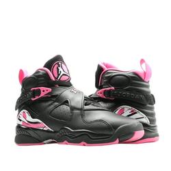 Nike Air Jordan 8 Retro (GS) Black/White-Pinksicle Big Girls Shoes 580528-006