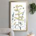 August Grove® Bumble Bee Garden I - Picture Frame Painting on Canvas Canvas, Solid Wood in Blue/Green/Indigo | 18.5 H x 10.5 W x 1.5 D in | Wayfair