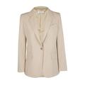 Max Mara Ladies Unno Gabardine Wool Single-breasted Blazer