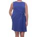 Rachel Rachel Roy Women's Sleeveless Tie Fit Blue Dress Size 2