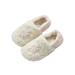 Lacyhop Womens Warm Winter Slippers, Snowflake Printed Outer & Soft Inner,Rubber Sole -sizes 4.5 to 8.5