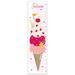 Zoomie Kids Yoder Ice Cream Cone Personalized Growth Chart Canvas in Pink | 39 H x 10 W x 0.2 D in | Wayfair E472ED68141C4CFCBD7E1A915AE6DBDB