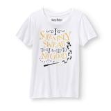 Warner Bros. Harry Potter Girls "I Solemnly Swear" Glitter Graphic T-Shirt, Sizes 4-16