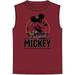 Disney Men's Sleeveless Top Original Me Mickey, Deep Red M