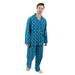 Leveret Mens Flannel pajamas 2 Piece Christmas Pajama Set (Size Small-XXX-Large) (Snowflake, Medium)