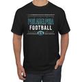 Philadelphia PHI Hometown City Football Fan Pride Sports Men's Graphic T-Shirt, Black, Large