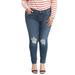 Levis Women's Plus Size 711 Stretch Mid Rise Skinny Jeans