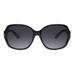 Betsey Johnson Women's Oversized Square Black Sunglasses