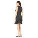 MICHAEL Michael Kors Sliced Dot Sleeveless Flounce Dress Black/Bone