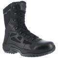 Reebok Work Mens Rapid Response Rb 8 Inch Waterproof Soft Toe Eh Side Zip Work Safety Shoes Casual