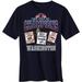 Encore Brandz Washington Champions Championship Baseball Football Hockey Celebration T-Shirt for Men & Women NAVY M