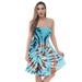 Riviera Sun Summer Dresses Short Dress Sundresses for Women 21612 (Medium, Navy / Blue / Grey Dress)