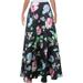 City Studio Womens Juniors Woven Floral Print Maxi Skirt