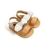 Baby Girls Soft Bottom Shoes Summer Bow First Walkers Girls Baby Toddler Sandals For 0-18M