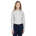 Ladies' Crown Woven CollectionÂ® Solid Broadcloth - SILVER - 3XL