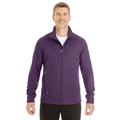 Men's Amplify MÃ©lange Fleece Jacket - MUL PRPL/ CRBN - S