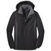 Port Authority Men's Water-Resistant 3-In-1 Jacket_Blk/Blk/Mag Gy_XXX-Large