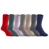 Lian LifeStyle Children 1 Pair Soft Wool Blend Crew Socks Size 3Y-6Y Boy Random Color