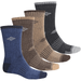 Columbia Wool Blend Boot Socks Crew (For Men)- 4-Pack Size Large /6-12 Multi