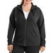 Women's Plus-Size Slub French Terry Zip Hood