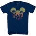Disney Men's Sunset Silhouette Graphic T-Shirt