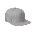 Yupoong Adult 5-Panel Structured Flat Visor Classic Snapback Cap - YP5089