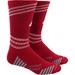 adidas Speed Mesh Team TRAXION Single Crew Socks (Red/White, L)