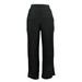 Cuddl Duds Sz XS Softwear Stretch Wide Leg Pant Slit Black A381609